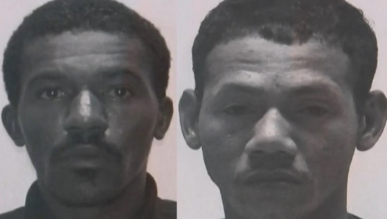 Dois dos presos na ação que regatou família; o outro é adolescente/Divulgação
