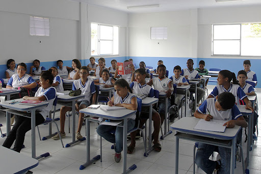 Escola Municipal Olga Benário Prestes. Início do ano letivo. Macaé/RJ. Data: 02/03/2015. Foto: João Barreto/Prefeitura de Macaé.