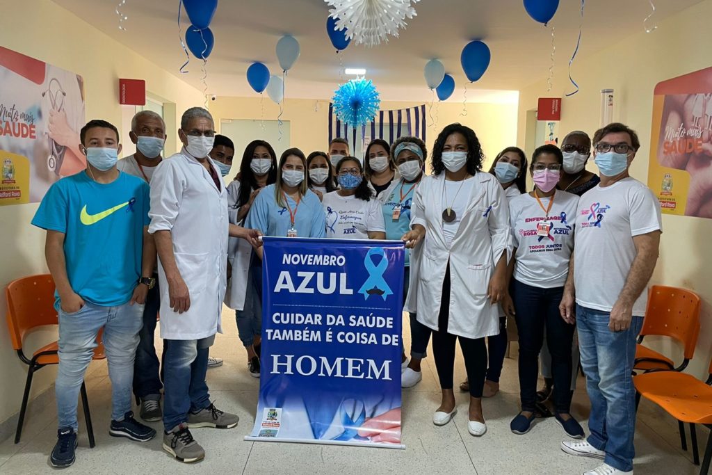 As atividades do Novembro Azul na Policlínica de Itaipu contam com uma equipe multidisciplinar