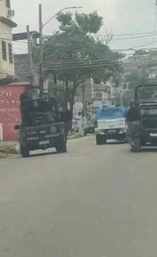 Polícias realizaram ação conjunta Mangueirinha, em Duque de Caxias