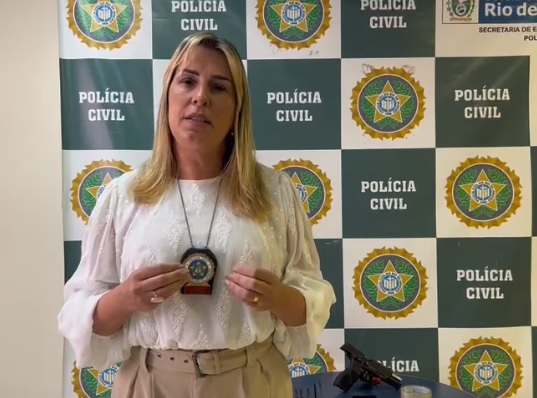 Delegada Daniela Terra é a responsável pela prisão em flagrante dos dois criminosos/Divulgação